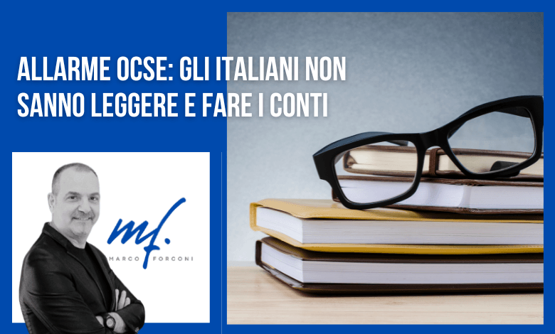 Allarme Ocse: gli italiani non sanno leggere e fare i conti